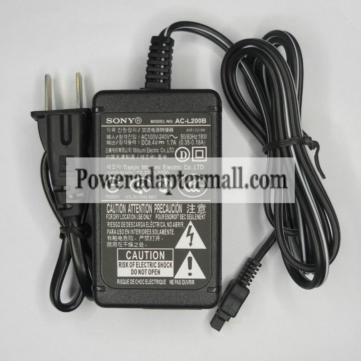 8.4V 1.7A Sony CCD-TRV15 CCD-TRV16 Camera AC-L25B AC Adapter